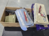 Misc Gun Related & Reloading Items Lot features two charge bars, looking scope, several magazines, s