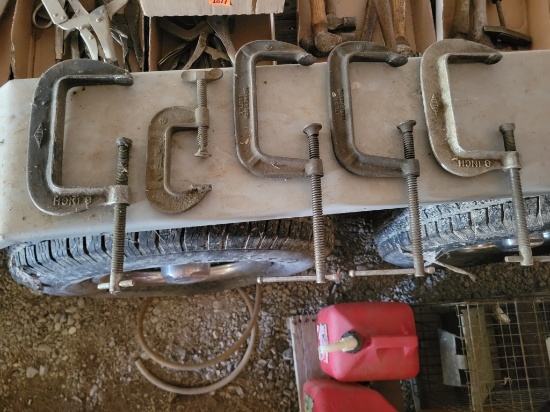Set of 5 C Clamps