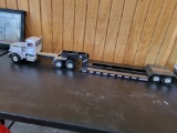 Plastic Ertl Semi & Trailer