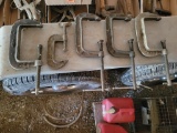 Set of 5 C Clamps