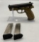 FNH, FNP-40, 40S&W, Pistol, 2 Extra Mags and