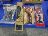 Holster, Slingshot, Safety Glasses & Tri-Rail