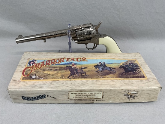 Cimarron, 1873SA, heavily Embellished, 45colt, Revolver, Org. Box