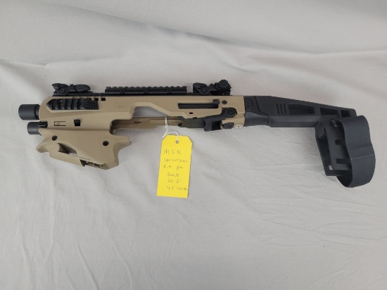 MCK Conversion MCK COnversion for Glock 21 .45 cal. Plastic tactical stock conversion kit. Looks to