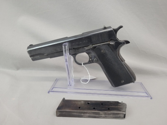 Ejercito Argentino Model 1927 Pistol Ejercito Argentino Model 1927, chambered in .45 ACP, blued, loo