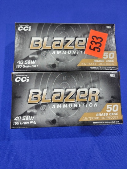 100 .40 S&W Ammo