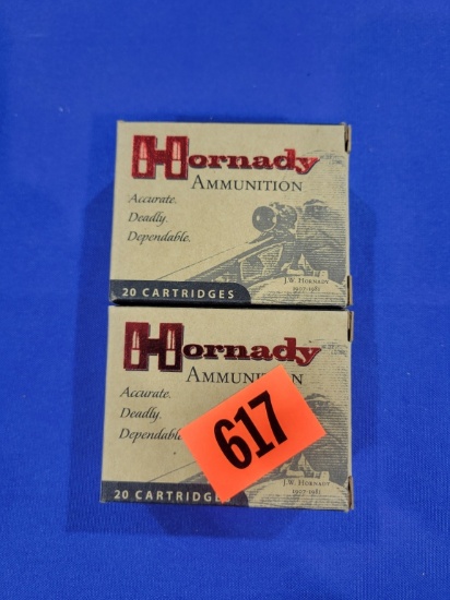 Hornady Ammunition, (40) Rounds of 40 S&W 180