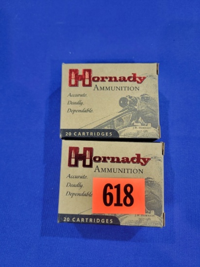 Hornady Ammunition, (40) Rounds of 40 S&W 180