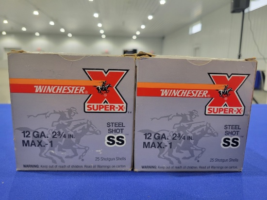 (50) Winchester 12 ga Shotgun Shells