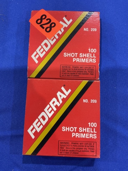 200rds, Federal, 209shotshell primers