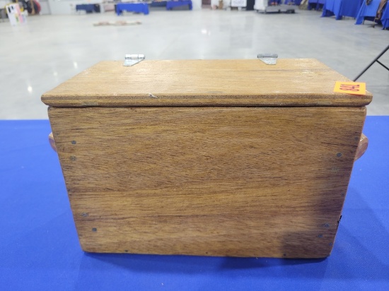 Small Wooden Ammo Box
