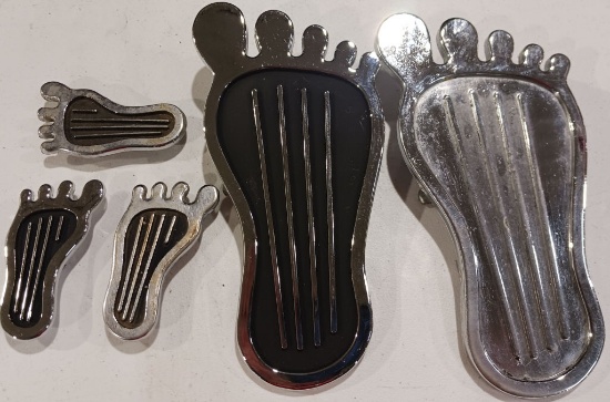 Automotive Foot Pedal Cover Kit of 5