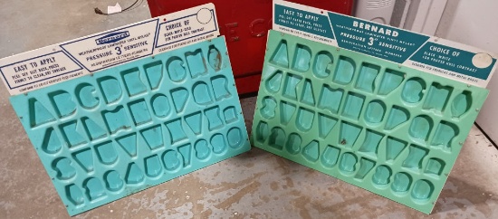 Benard Vinyl Letter Display QTY 2