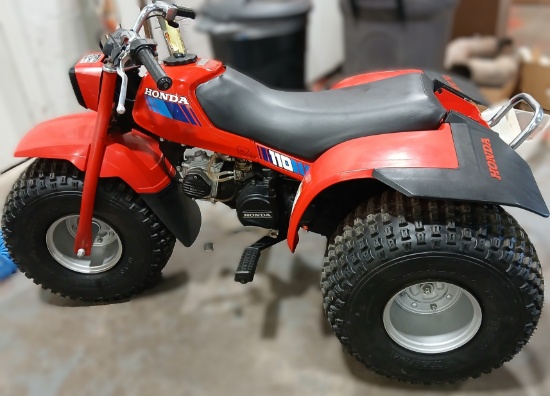 1985 Honda ATC 110 3 Wheel ATV RESTORED