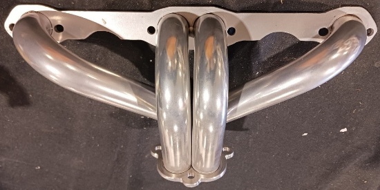 Chevy V8 Polished Header ONE SIDE ONLY