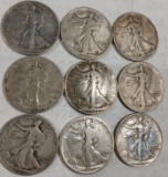 Walking Liberty Half Dollars 9 TIMES THE MONEY