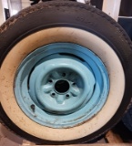 SET of 4 1955-57 Painted Wheels and  G78-15 Tires