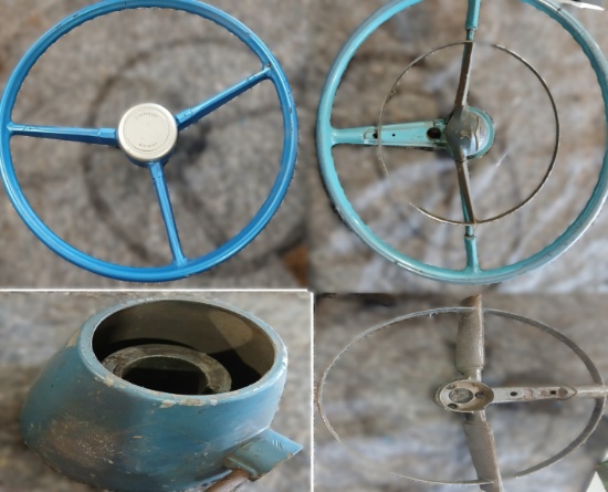 Three Spoked, Tri-5 Steering Wheels and Parts
