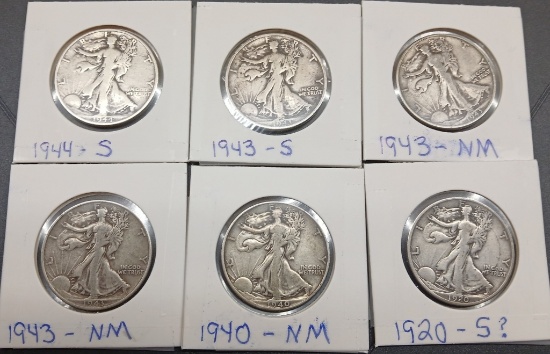 Liberty Half Dollars 1920-1944 TIMES THE MONEY**
