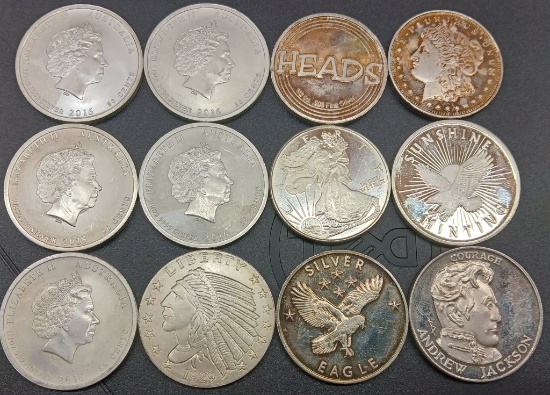 1/2 Troy Oz. .999 Pure Silver Coin TIMES THE MONEY