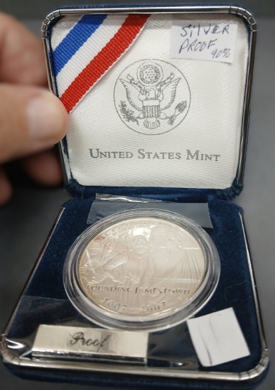Founding Jamestown Silver Dollar Proof