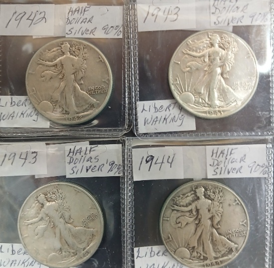 1940s Liberty Half Dollars TIMES THE MONEY**