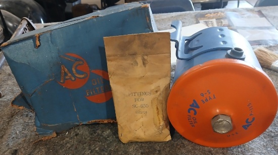 NOS Oil Canister, Used Canister and MISC Oil Pans