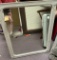 Painted white mirror