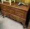Cedar chest with ball and claw feet. 1 leg needs to be attached