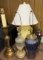 Lot misc lamps