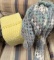 Crocheted baby blanket and shawl