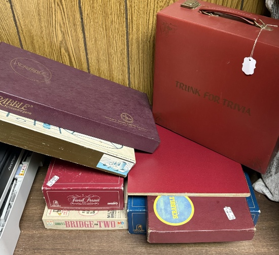 Lot vintage board games