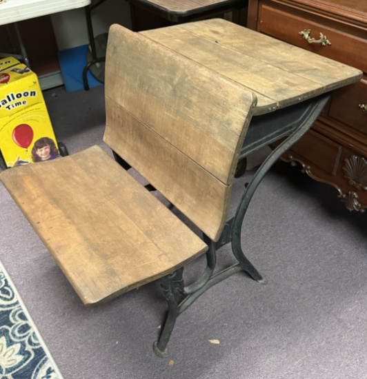 Antique School Desk