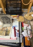 Lot misc art and office supplies