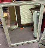 Painted white mirror