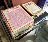 Lot misc sheet music. Mostly choral