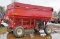 M&W 300B wagon - dual compartments, hydraulic auger run by briggs and stratton engine