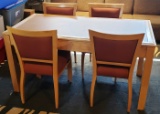 Desk/table with 4 chairs
