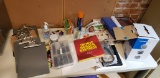 Contents of desktop - office supplies and misc