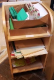 Small shelf with contents