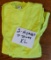 (2) no pocket T-shirts, High visibility size XL