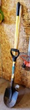 (3) spade shovels - 1 short handled
