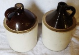 (2) 1 gallon crock jugs