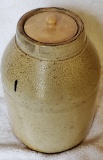 Large stone jar with lid - 12