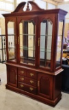 Large glass china cabinet