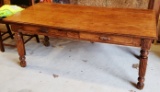 Oak Library desk/table