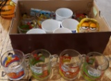 Garfield mugs and Garfield McDonalds glasses