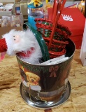 Can with Christmas items