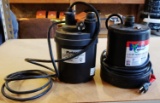 (2) submersible pumps