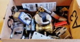 Box of lock, padlocks, locksets -keys